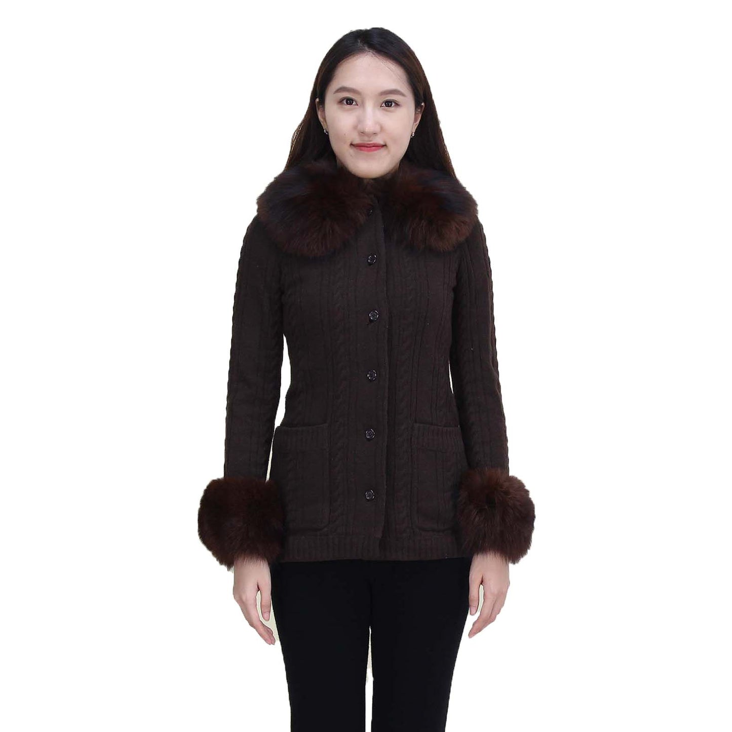Women's cashmere cardigan