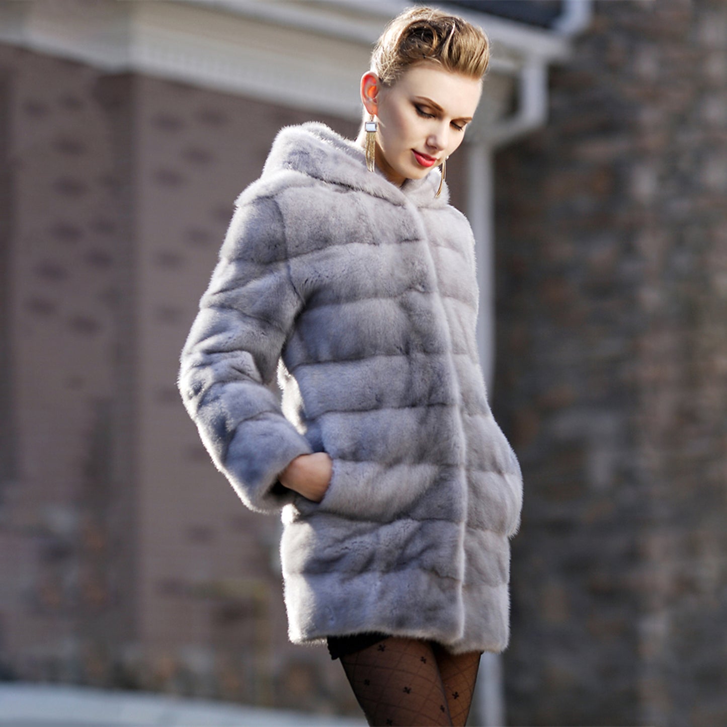 Women's mink coat