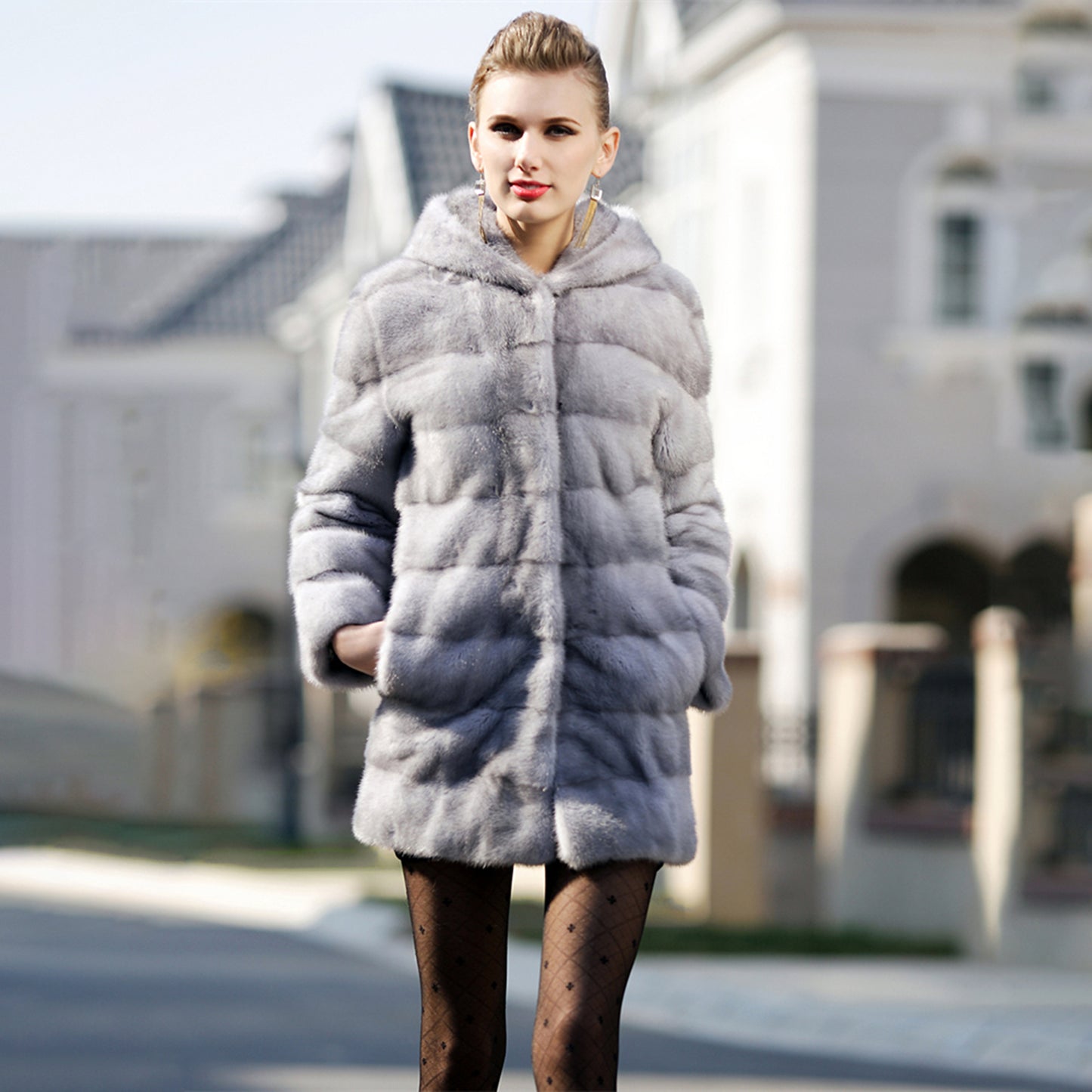 Women's mink coat