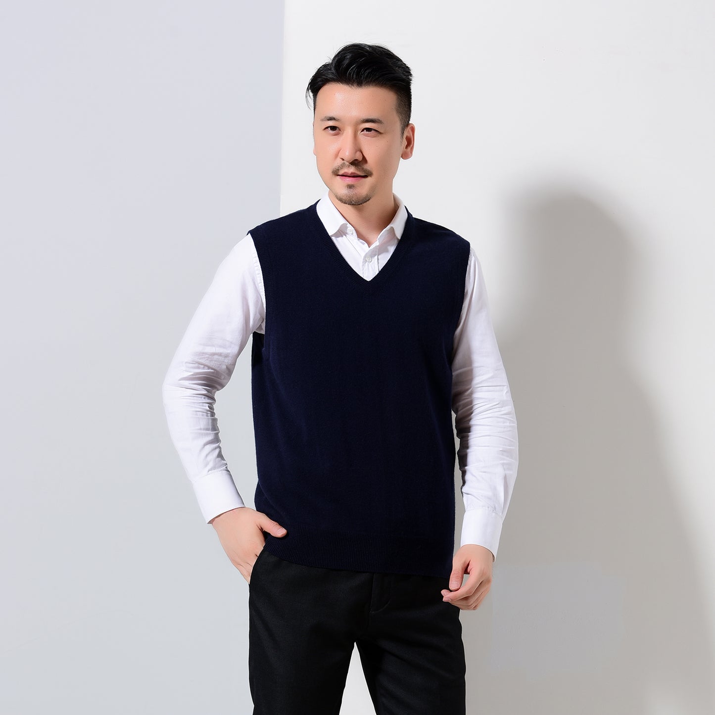 Men's cashmere vest