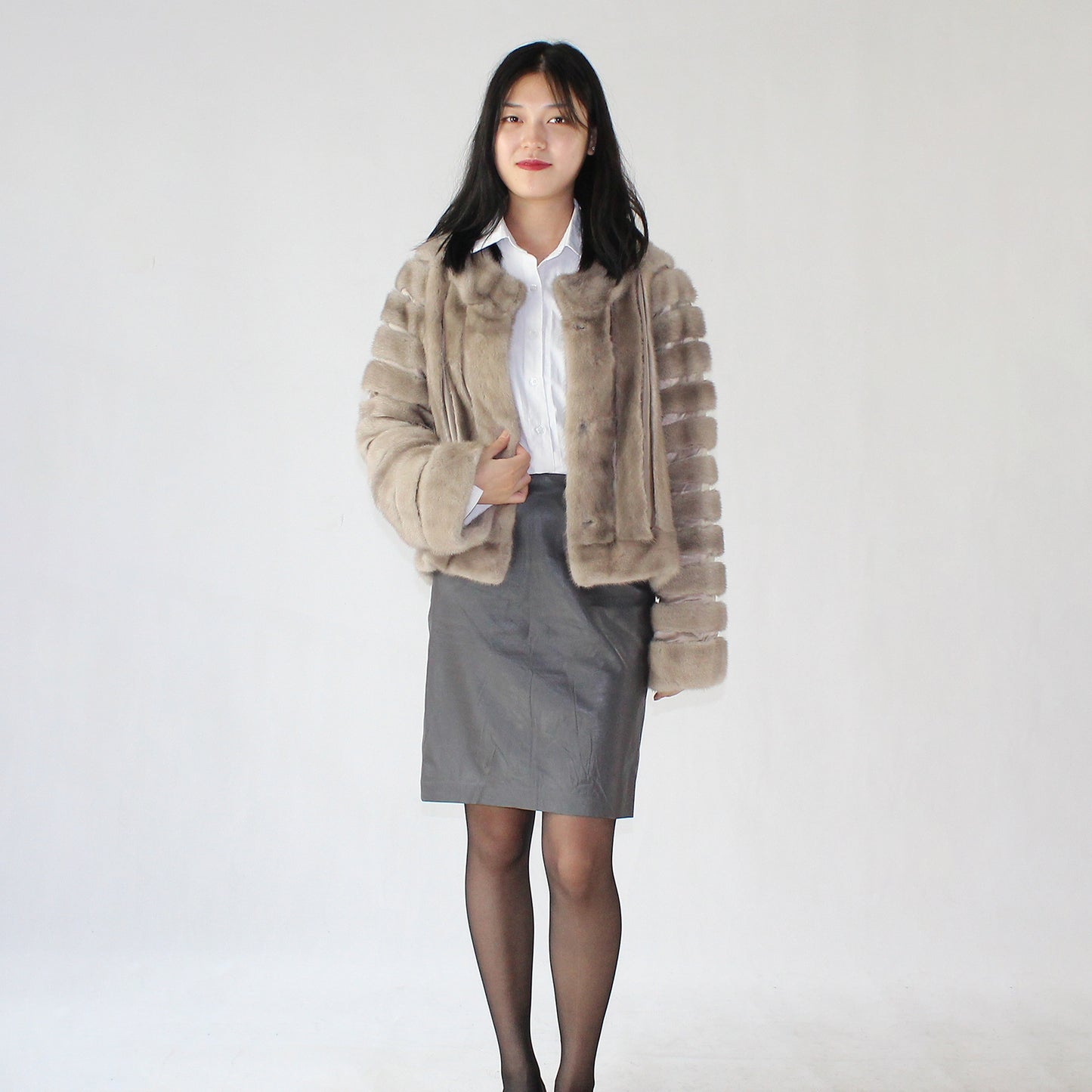 Women's mink jacket