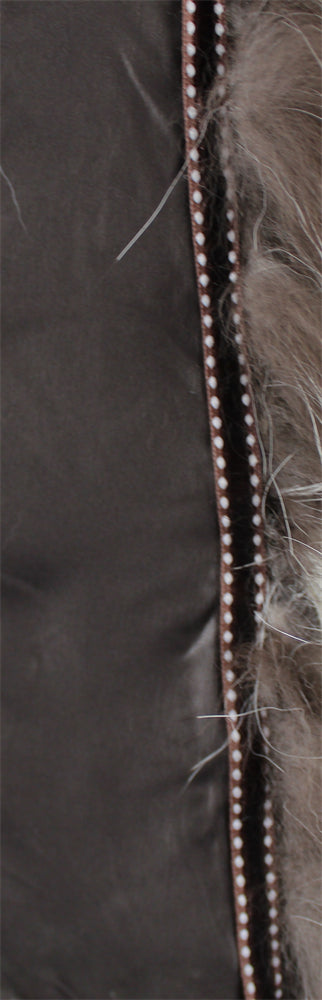 Women's fox fur vest