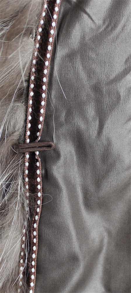 Women's fox fur vest