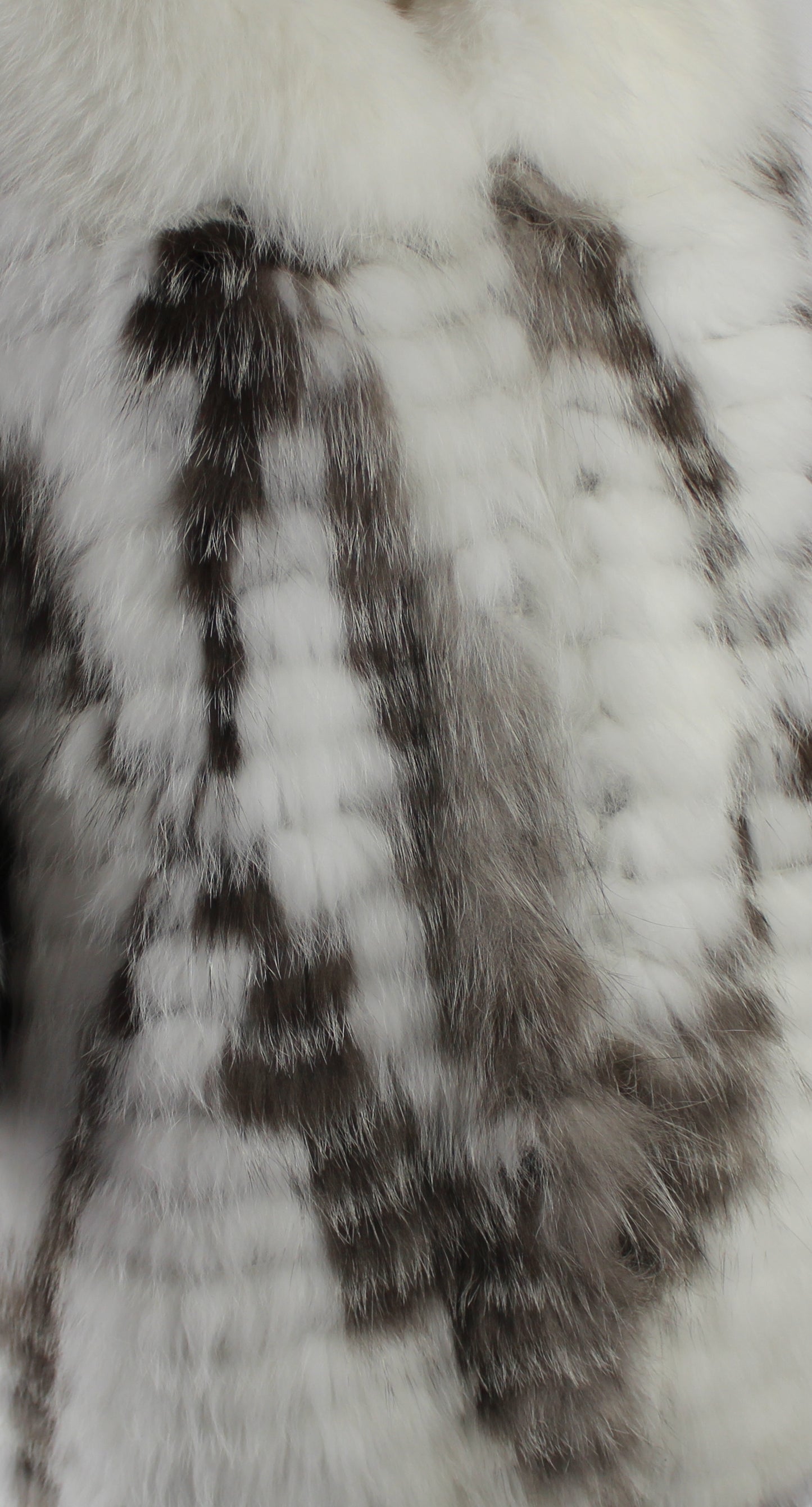 Women's cashmere coat with fox fur