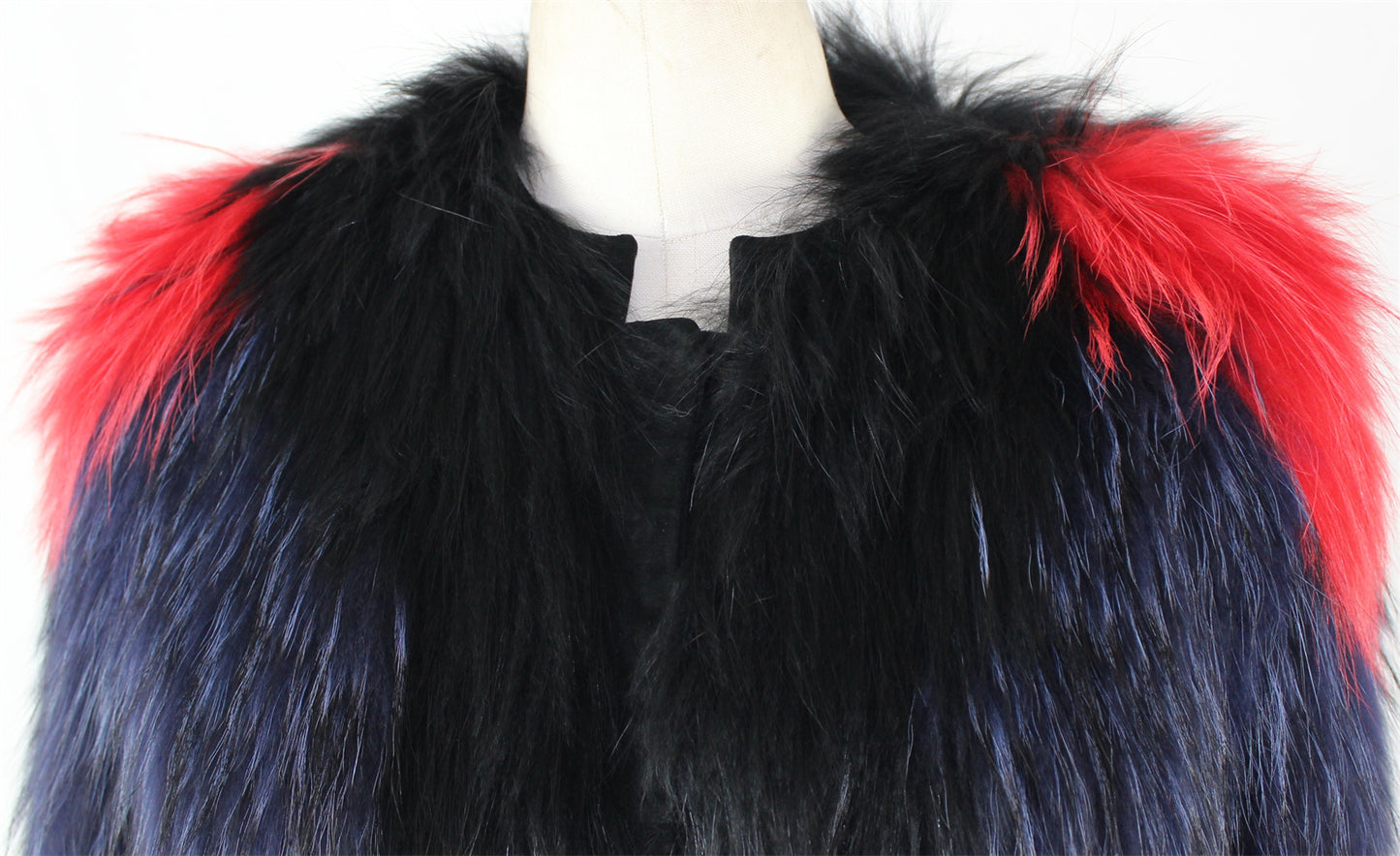 Women's raccoon skin jacket
