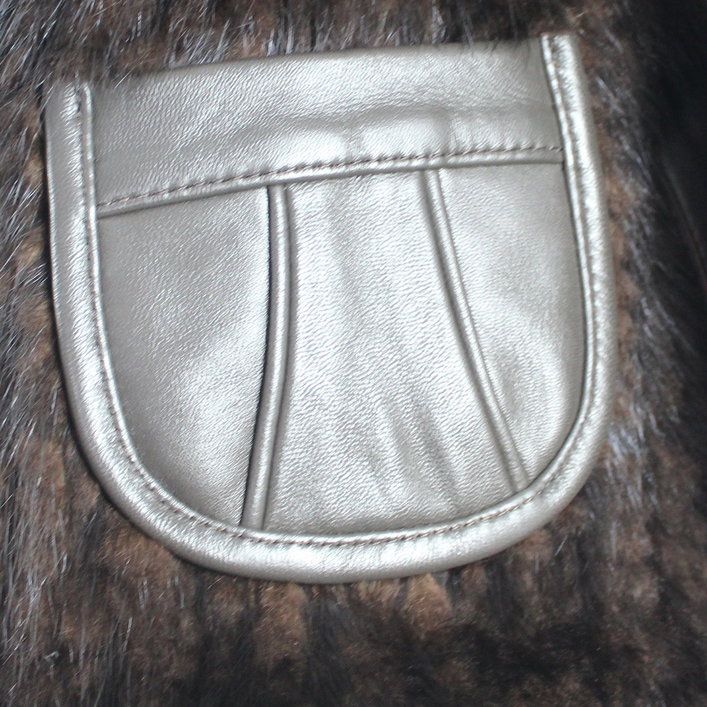 Women's knitted mink jacket