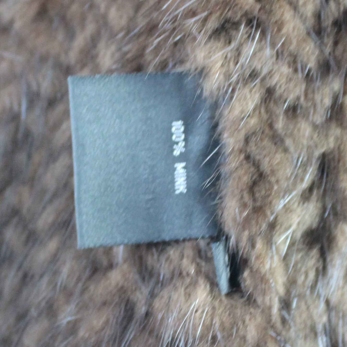 Women's knitted mink jacket