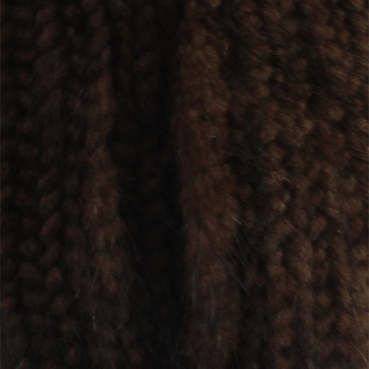 Women's knitted mink jacket