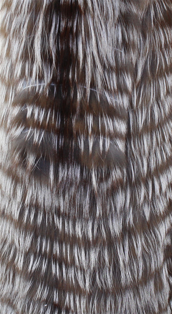 Women's fox fur coat