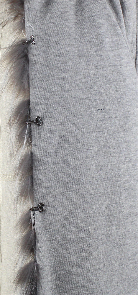 Women's fox fur coat