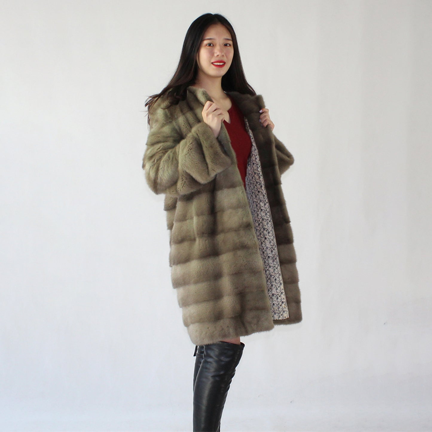 Women's mink coat