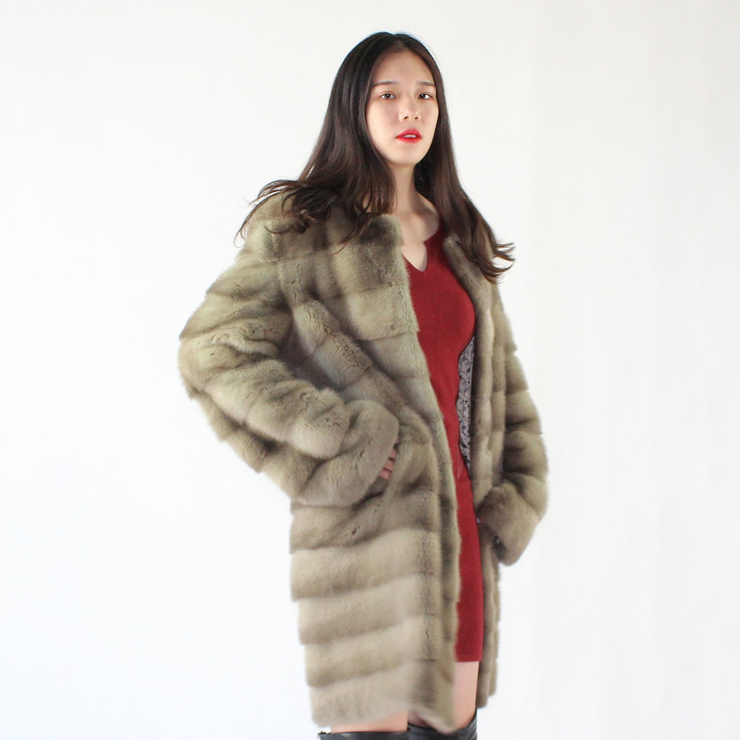 Women's mink coat