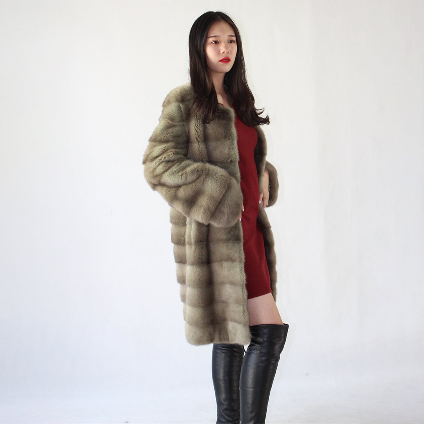 Women's mink coat