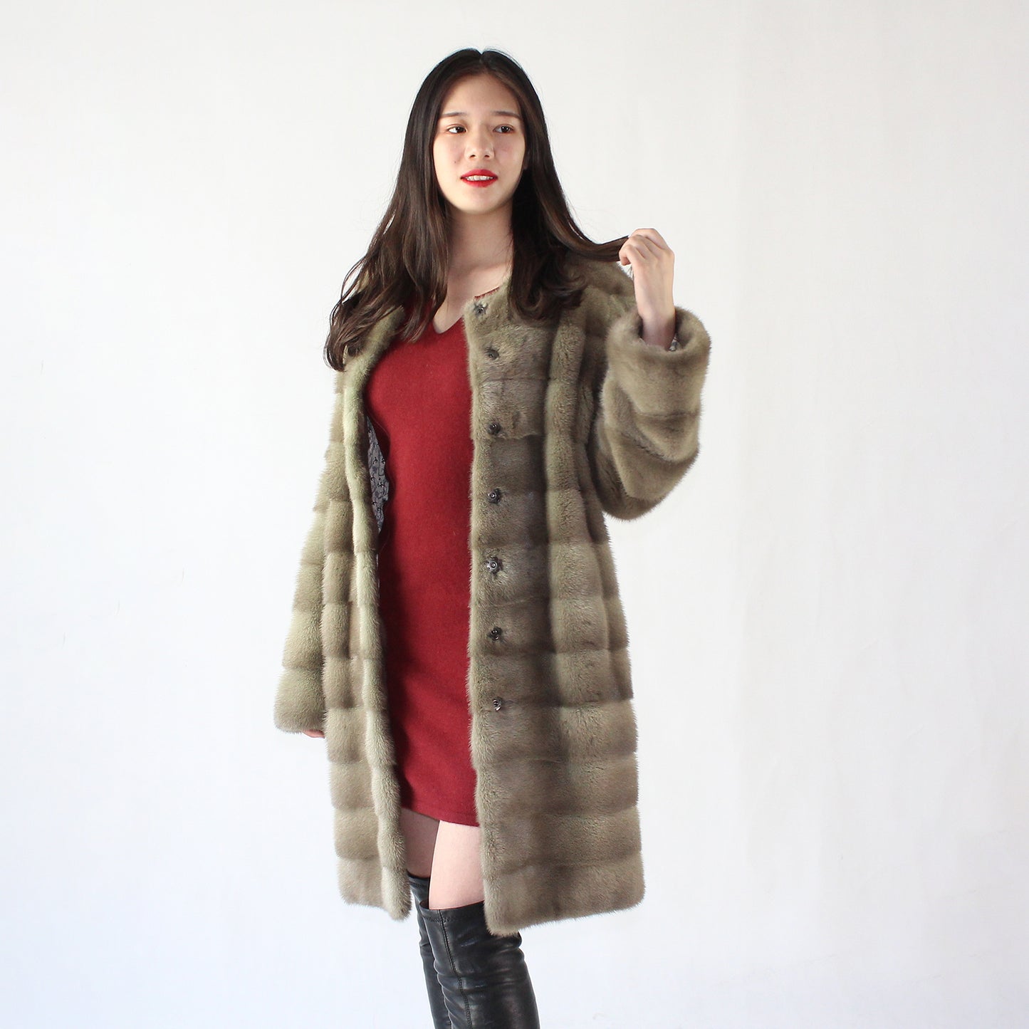 Women's mink coat