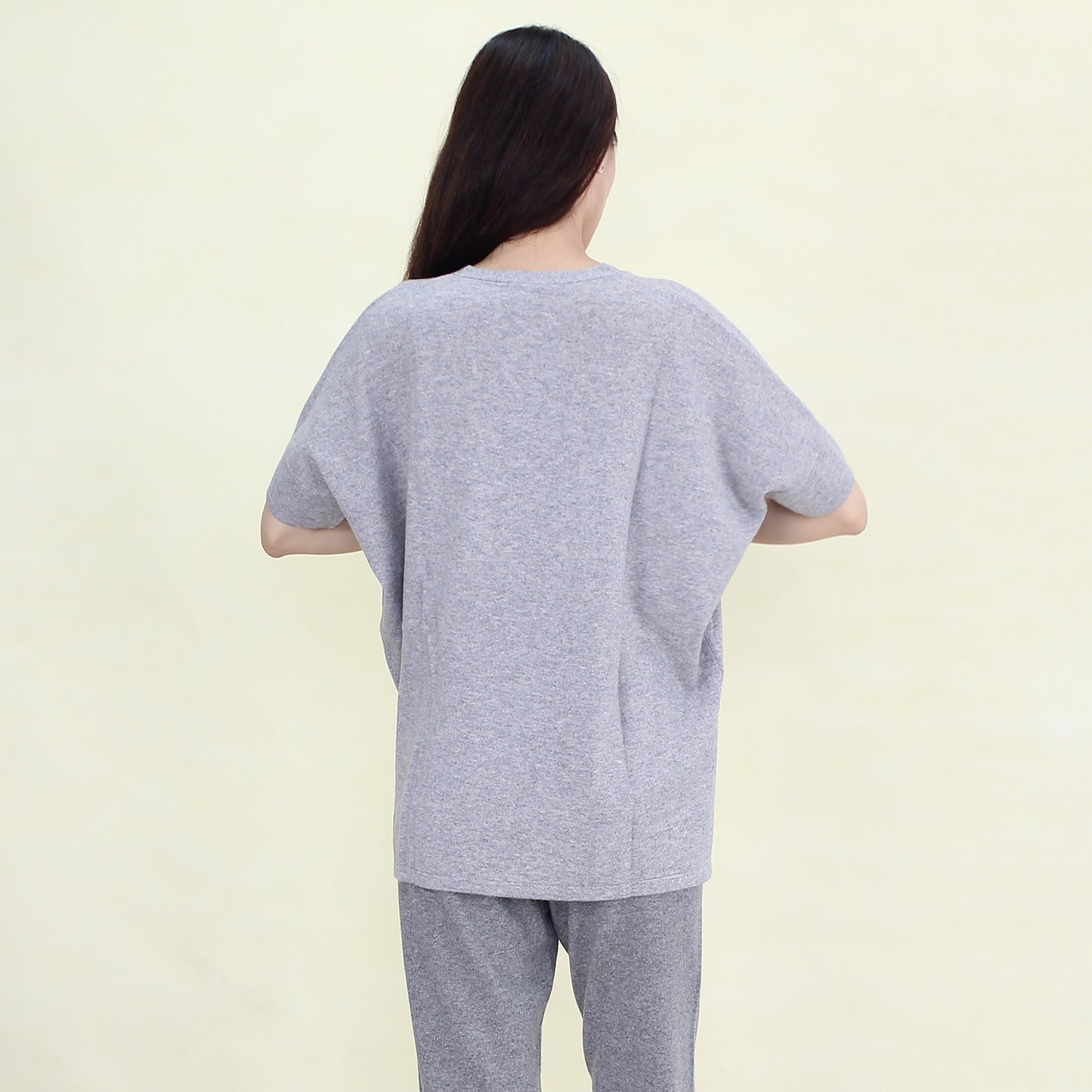 Women's half sleeve cashmere pullover