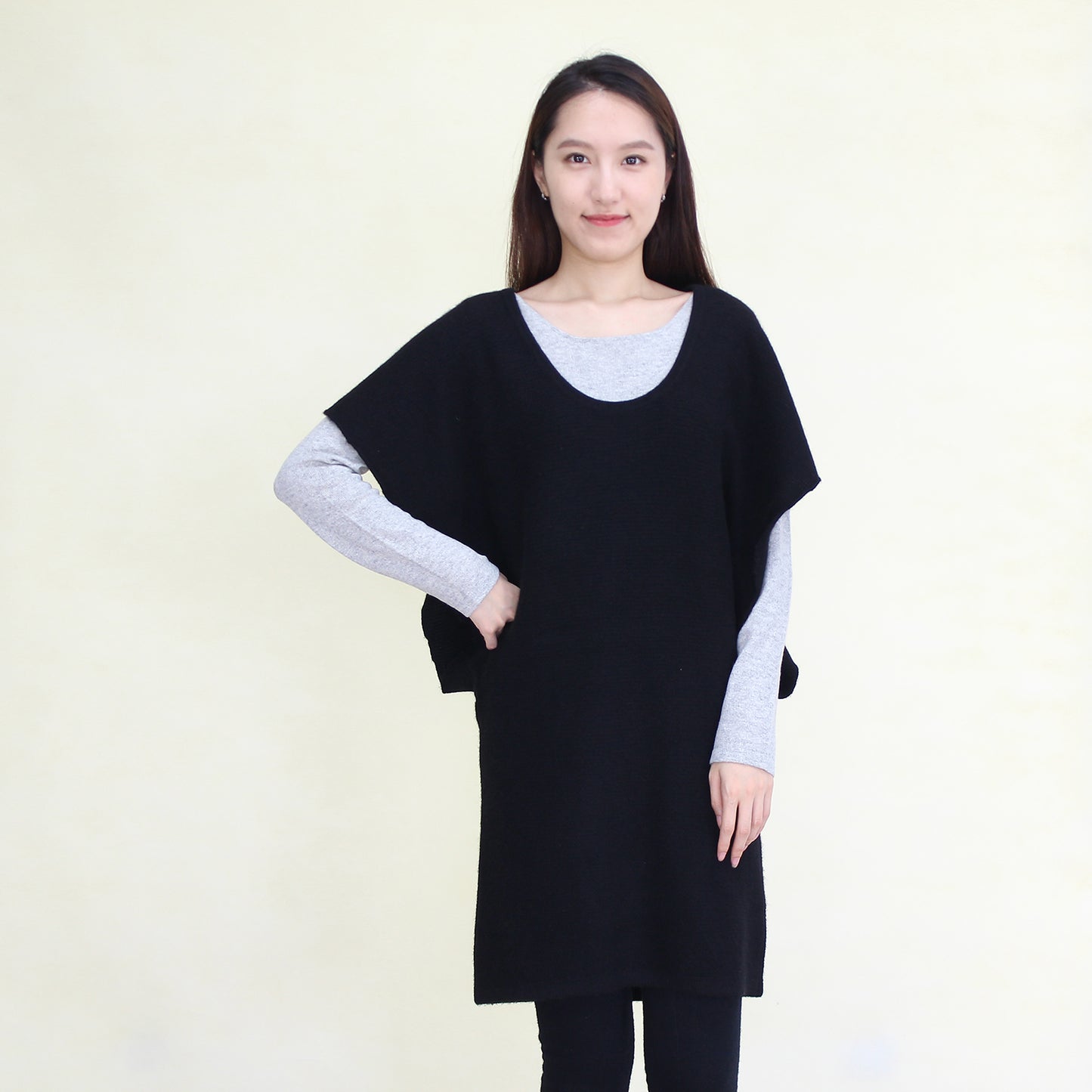 Women's cashmere long dress