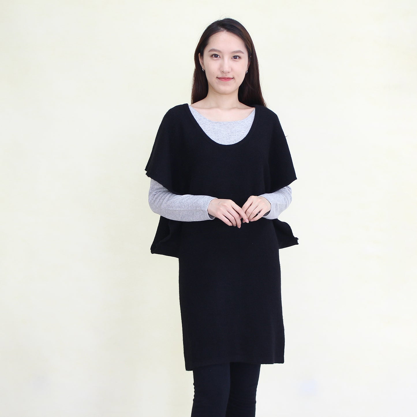 Women's cashmere long dress
