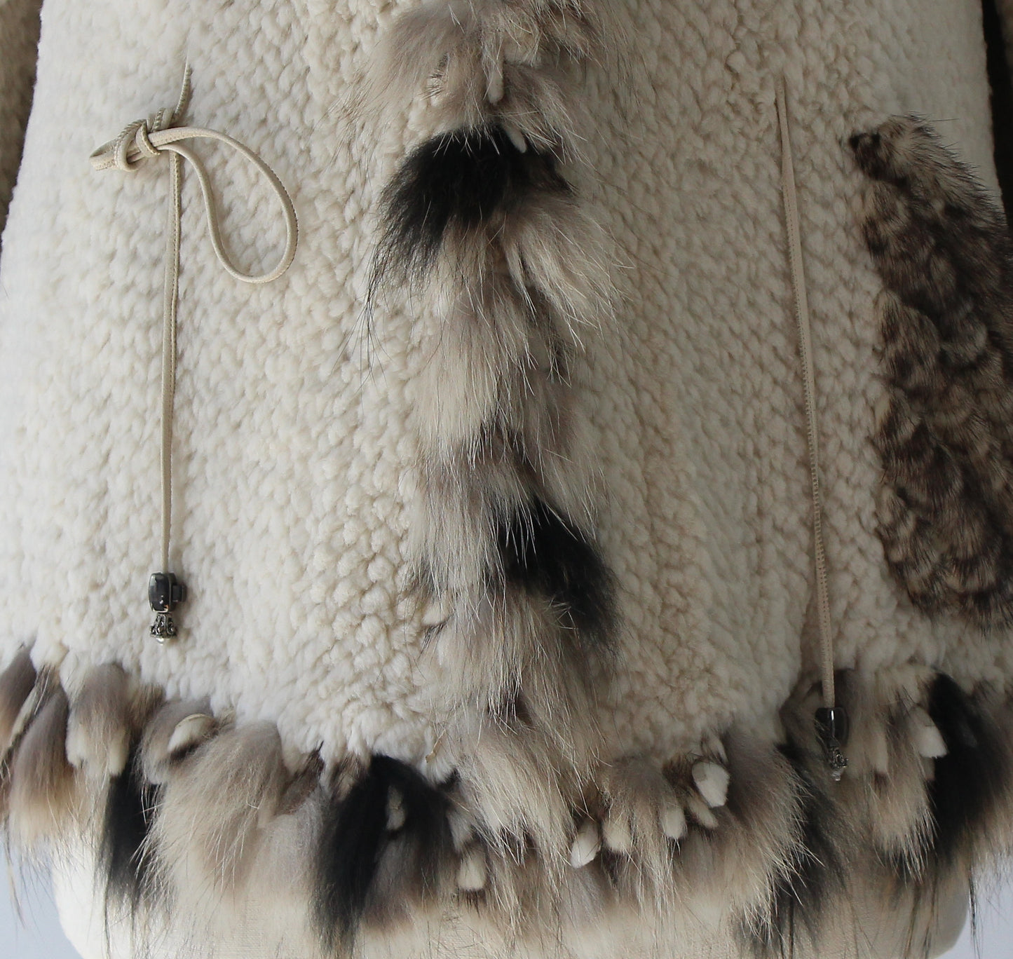 Women's rabbit coat