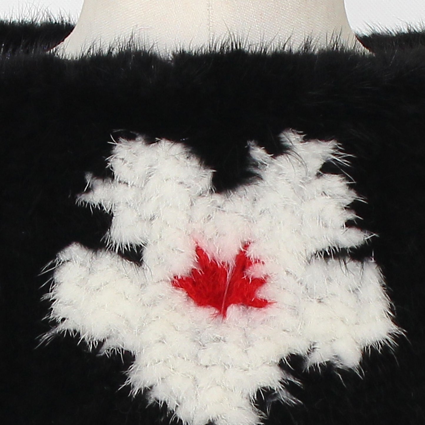 Women's knitted mink top