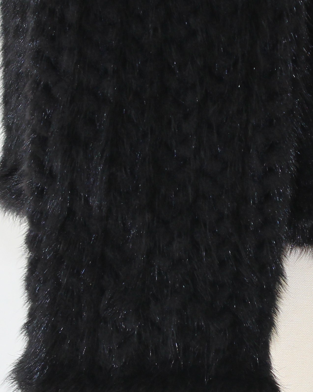 Women's knitted mink jacket
