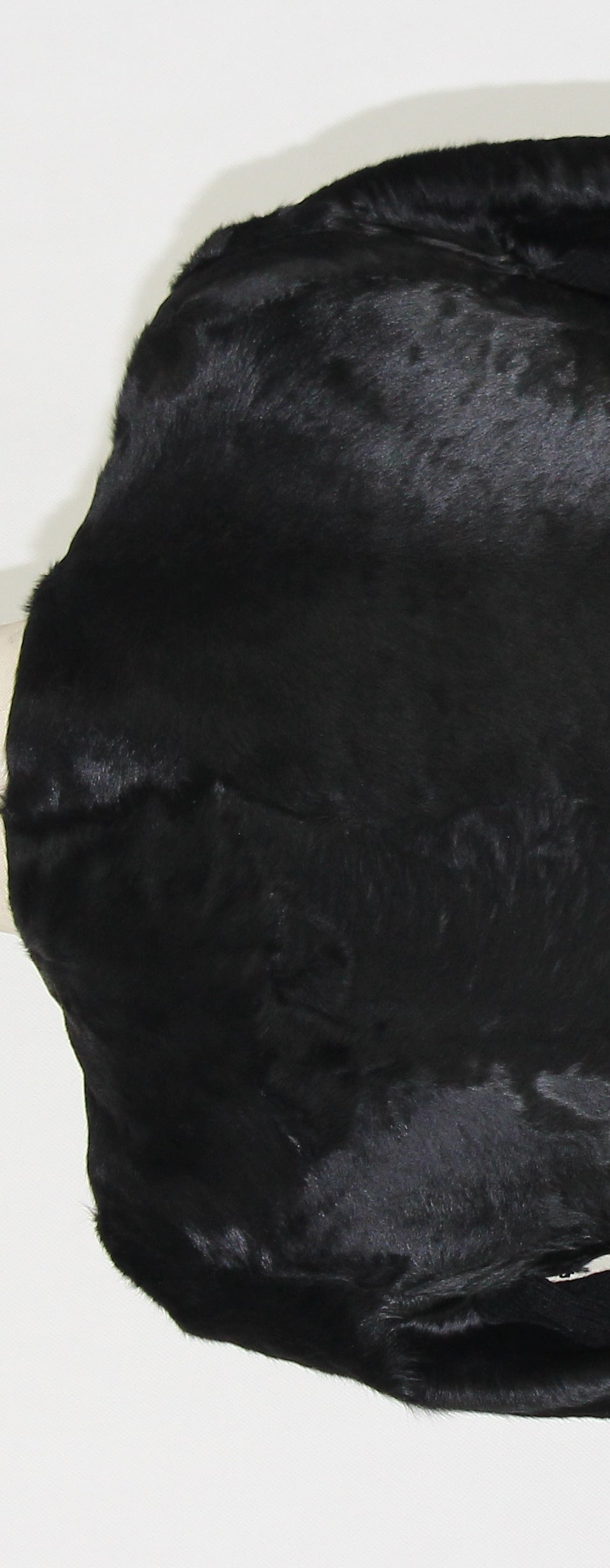 Women's calfskin coat with otter skin
