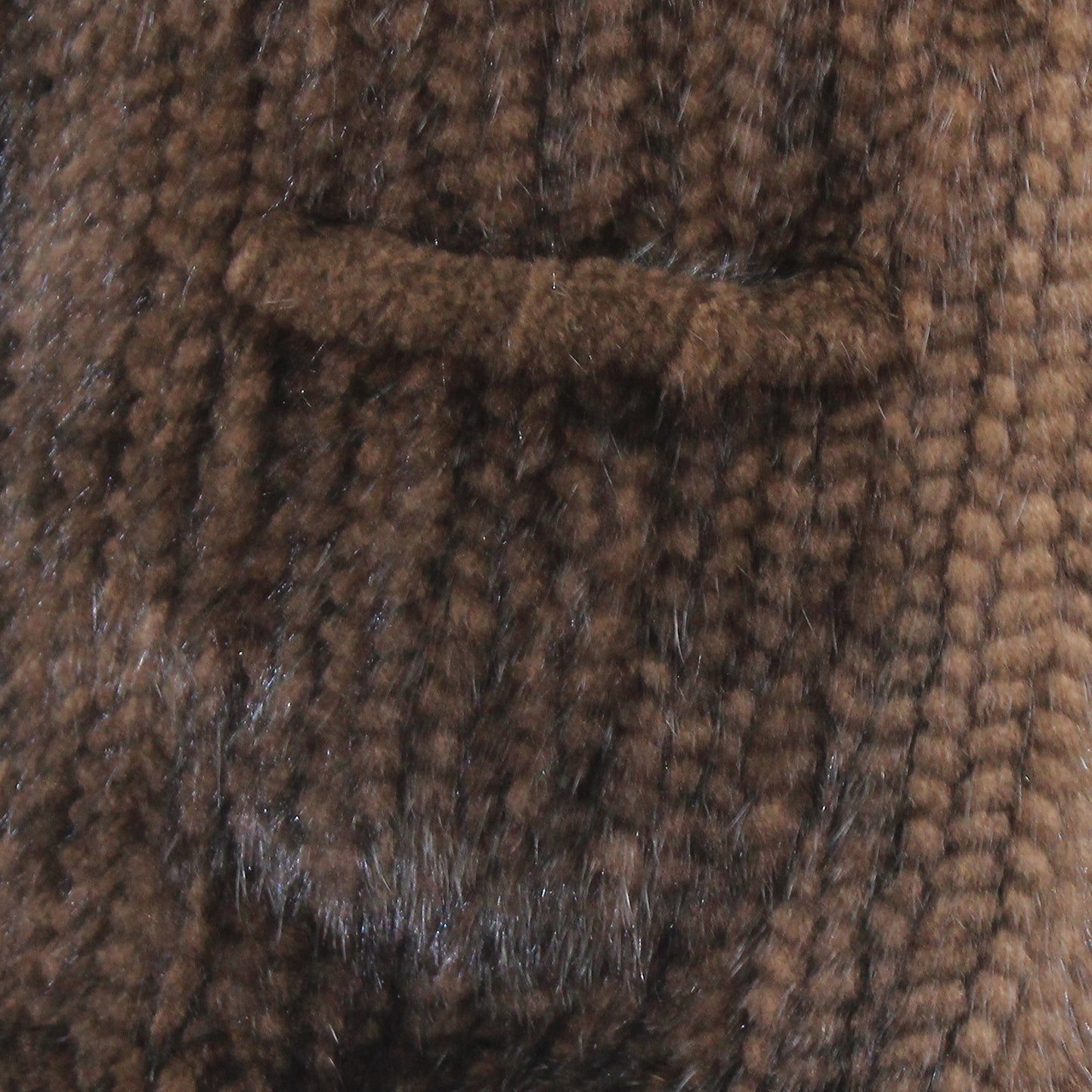 Women's knitted mink jacket