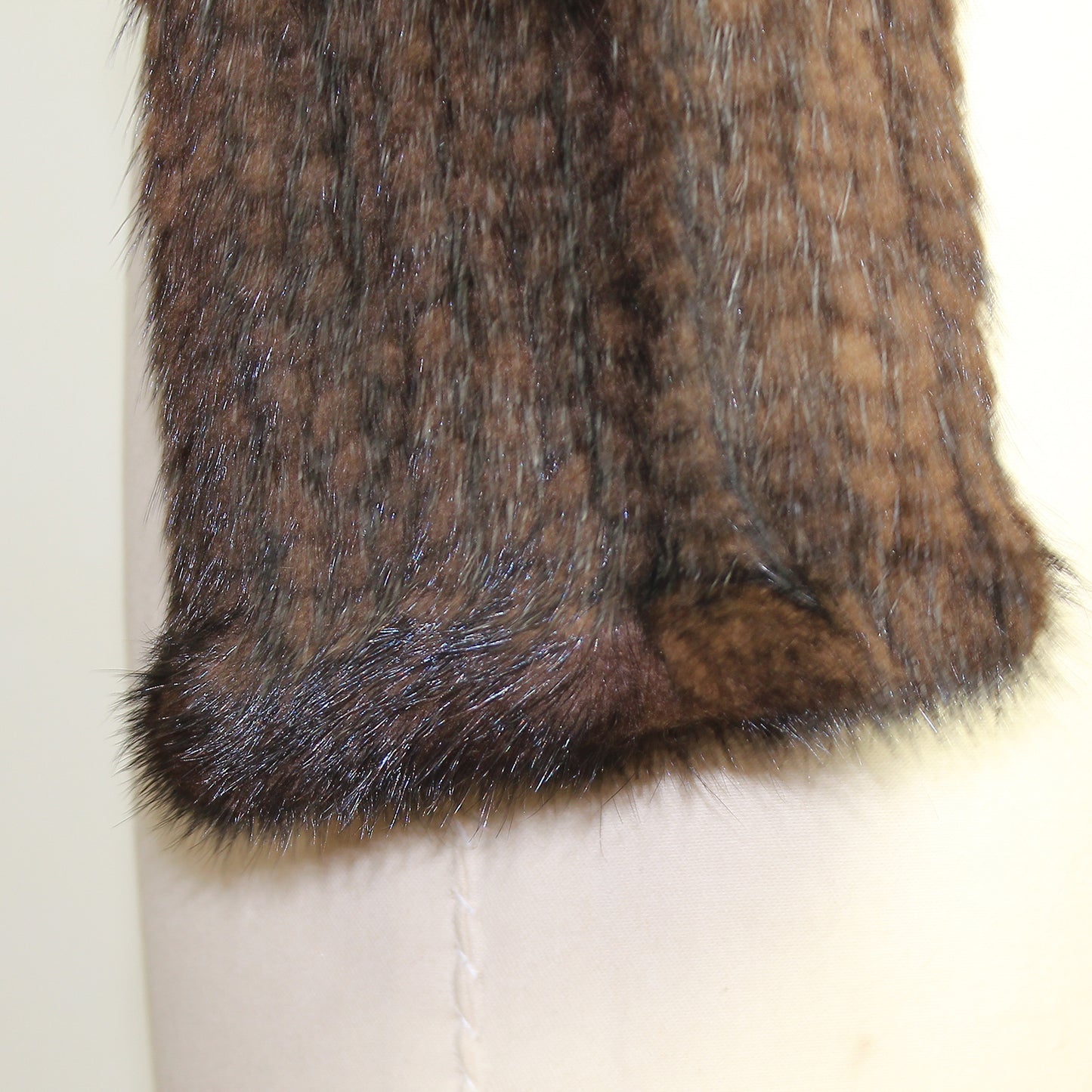 Women's knitted mink top