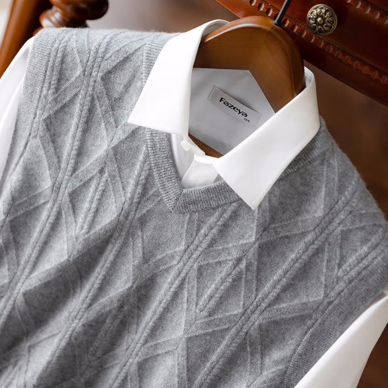 Men's cashmere vest