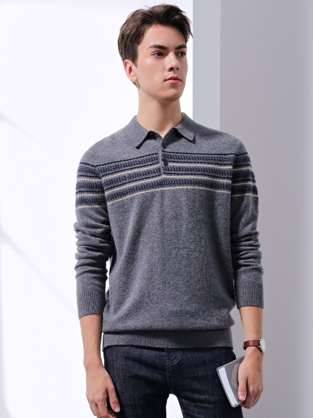 Men's cashmere pullover