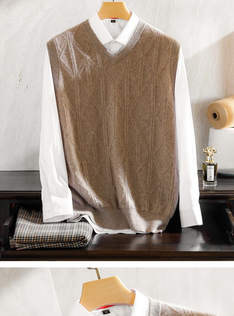 Men's cashmere vest