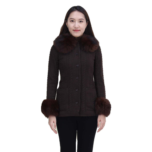Women's cashmere cardigan