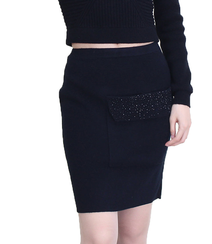 100 %　cashmere skirt