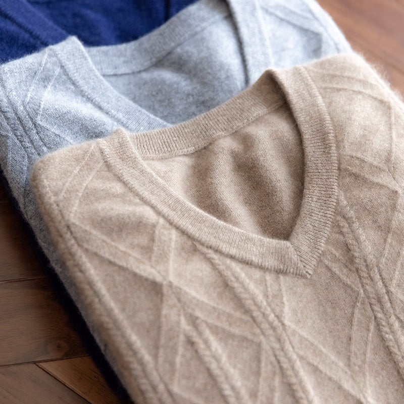 Men's cashmere vest