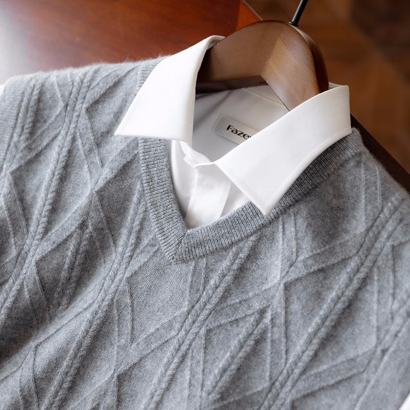 Men's cashmere vest