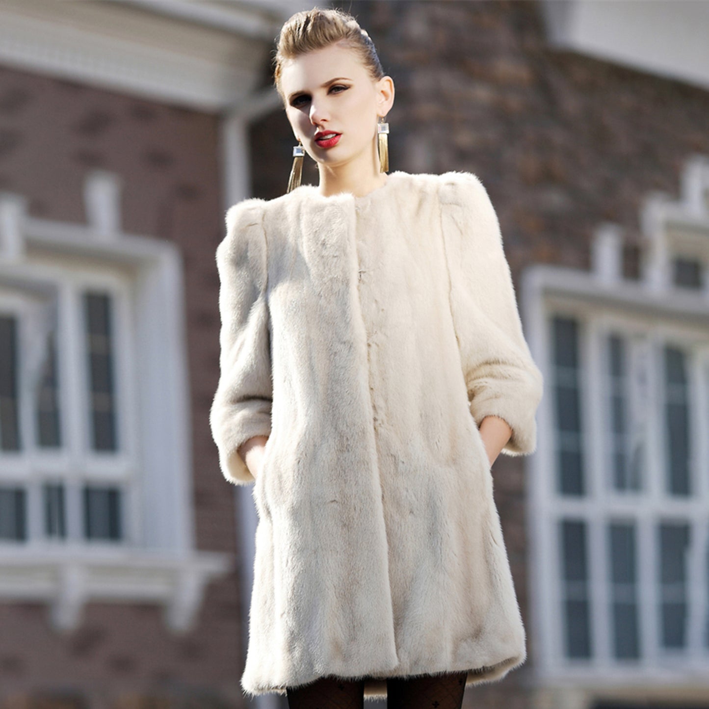 Women's mink coat