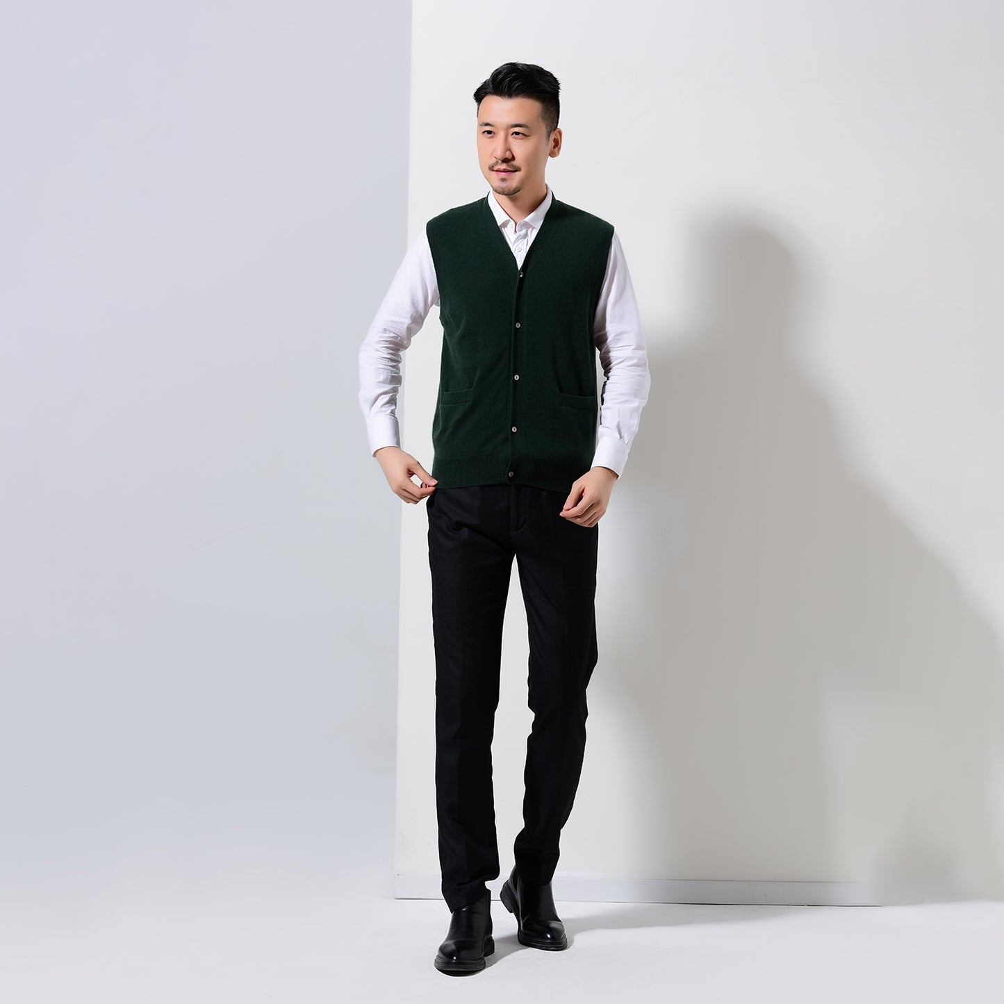 Men's cashmere vest