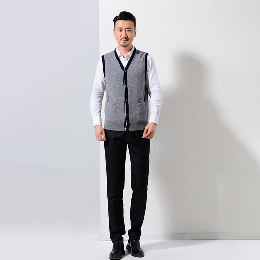 Men's cashmere vest