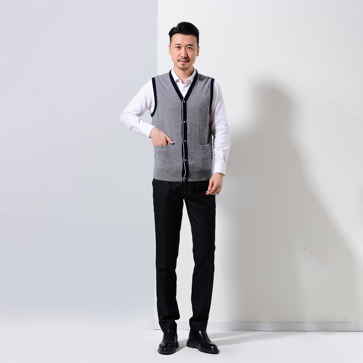 Men's cashmere vest