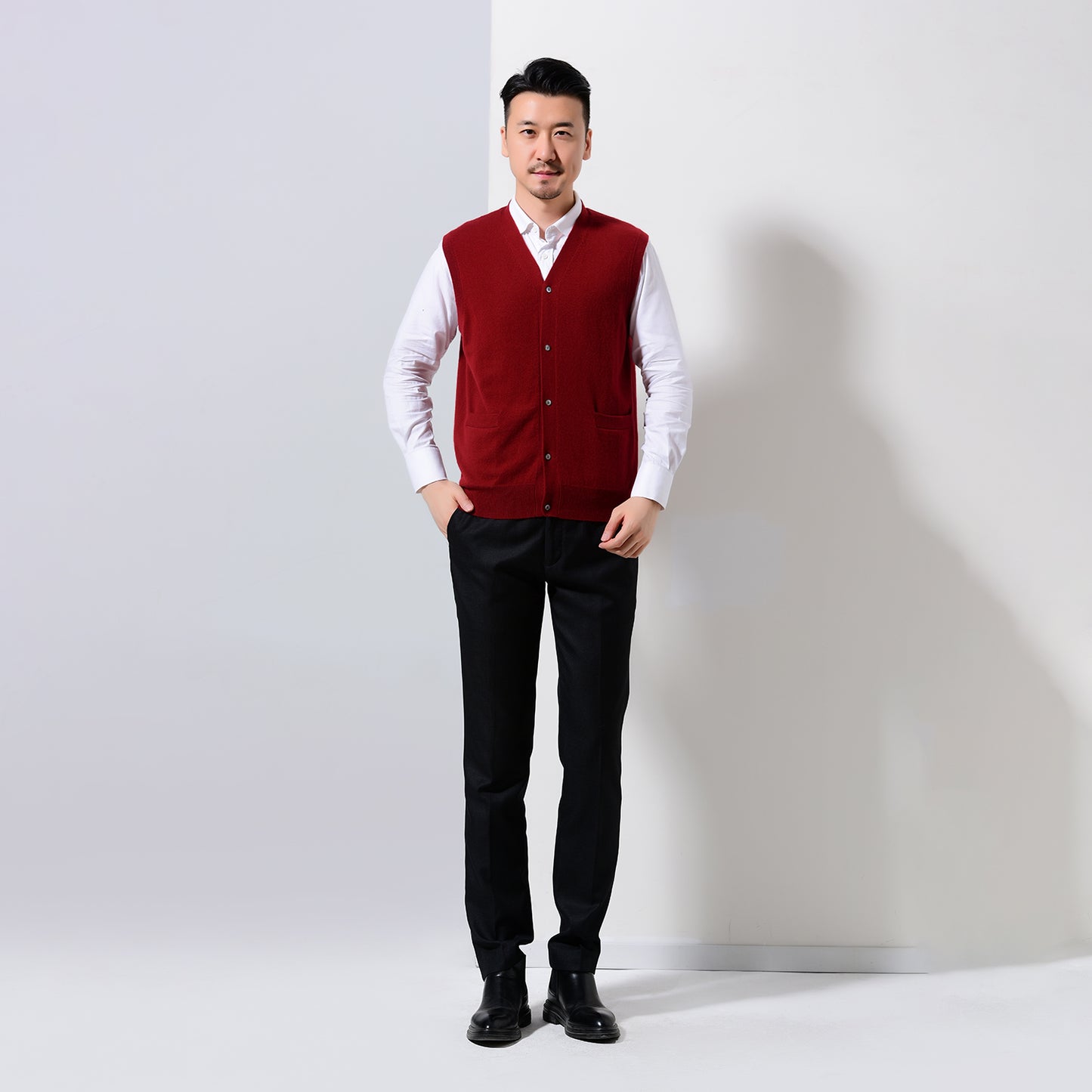 Men's cashmere vest