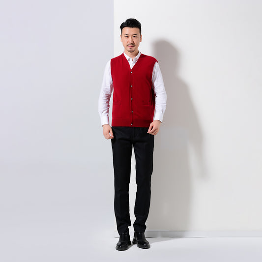 Men's cashmere vest
