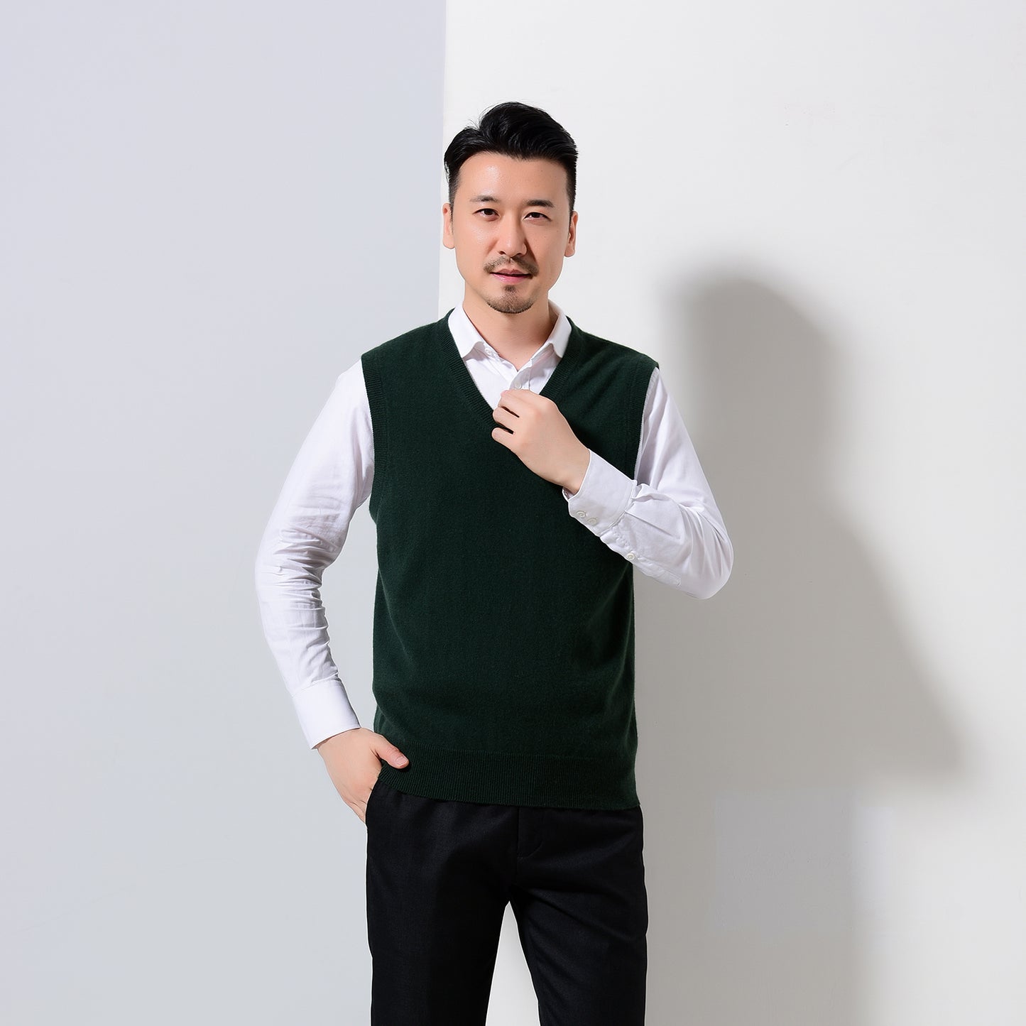 Men's cashmere vest