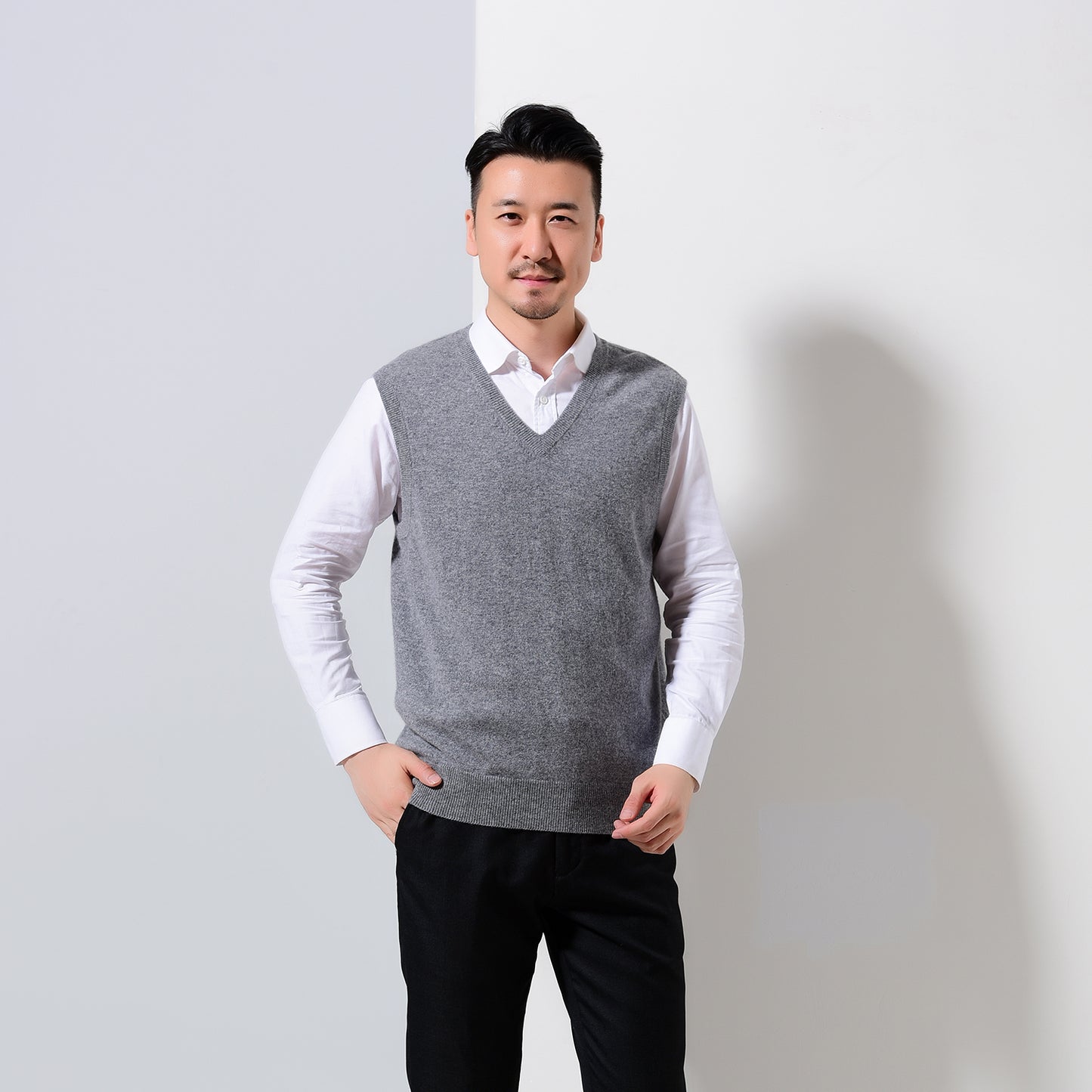 Men's cashmere vest