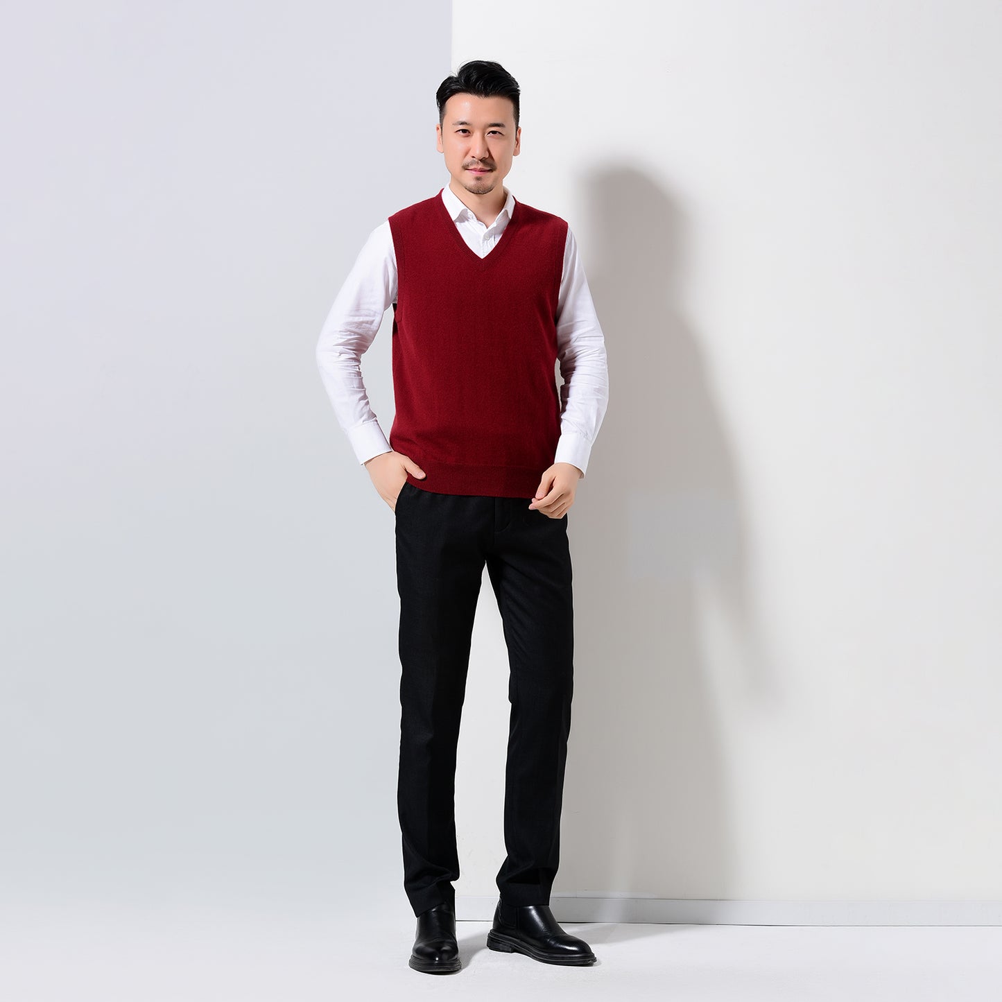 Men's cashmere vest