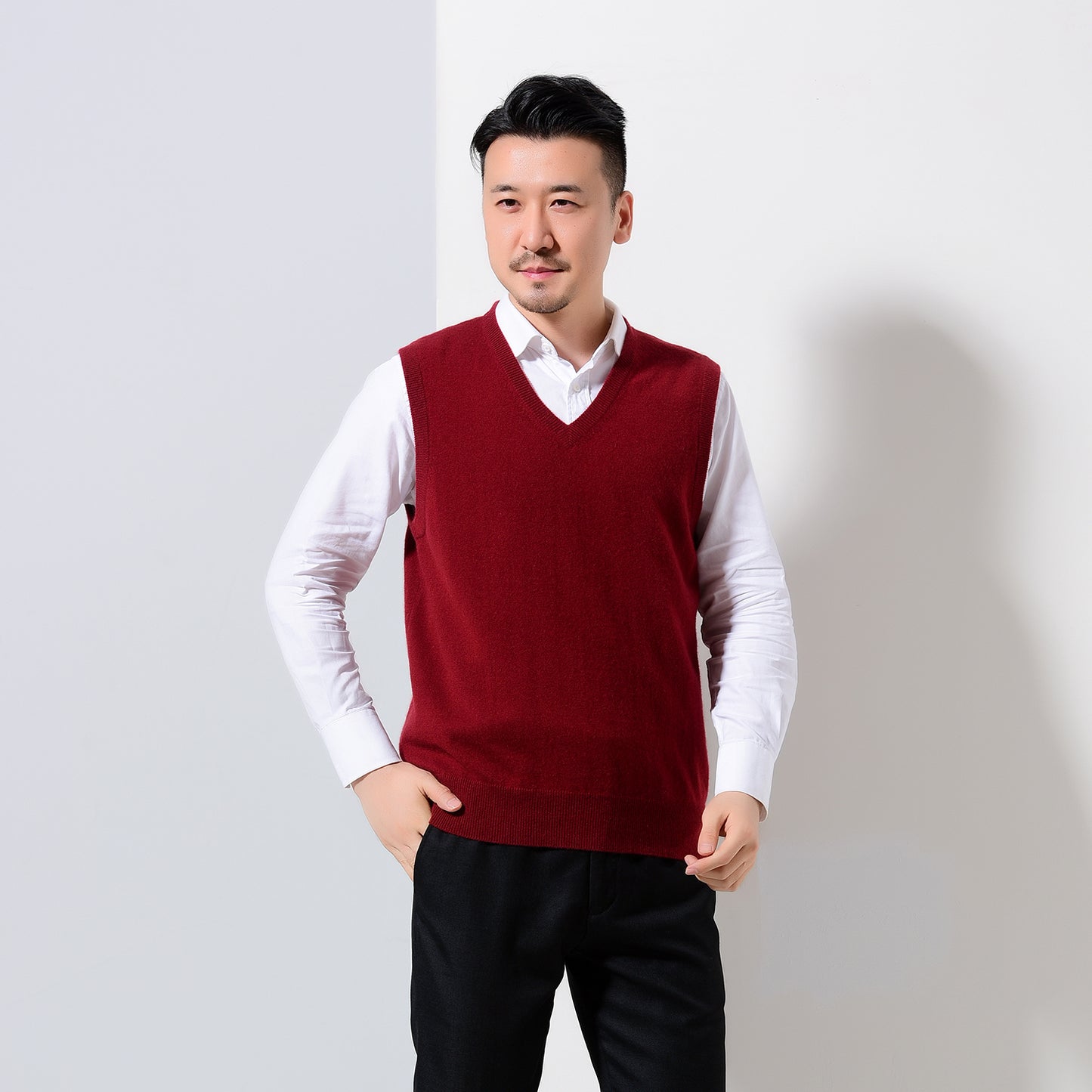 Men's cashmere vest