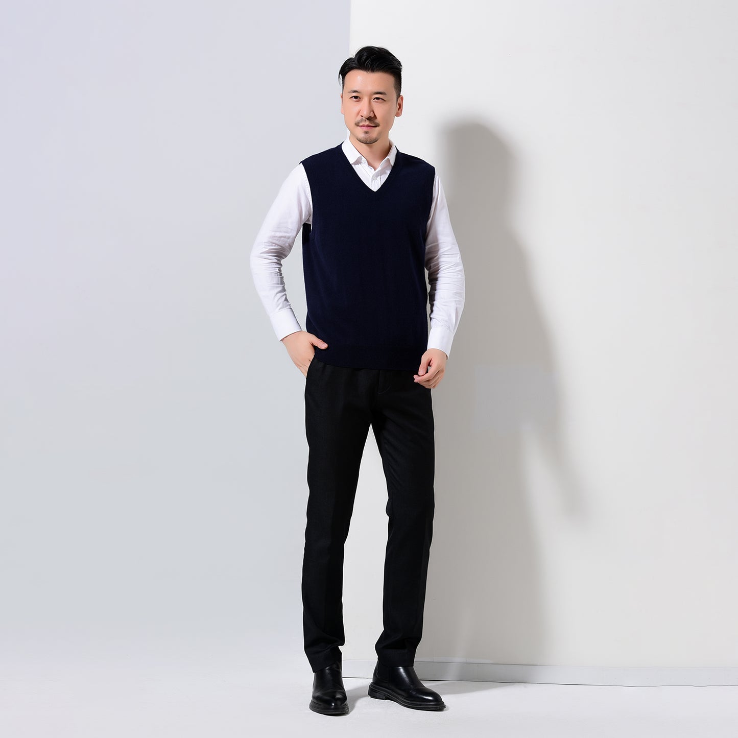 Men's cashmere vest