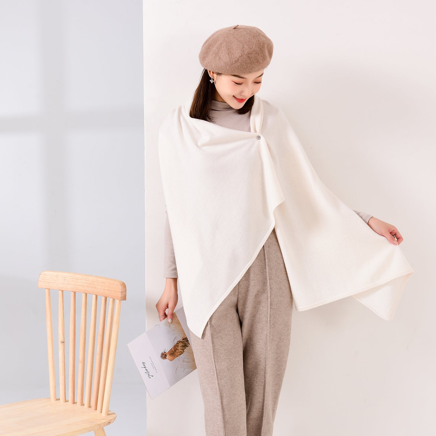 Women's cashmere shawl