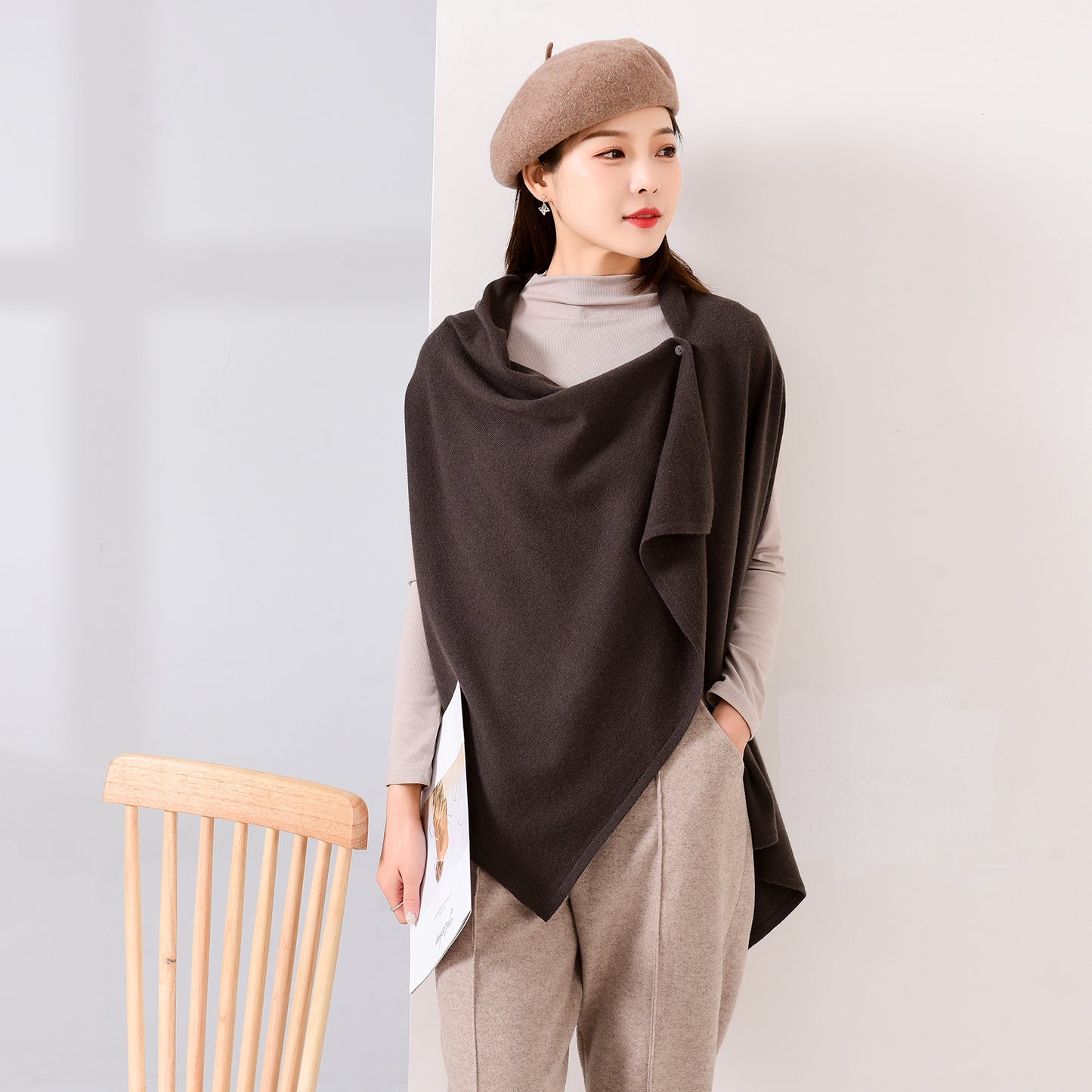 Women's cashmere shawl