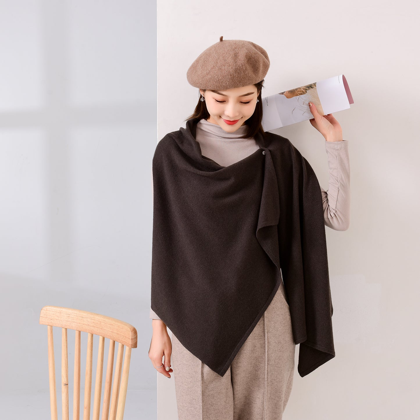 Women's cashmere shawl