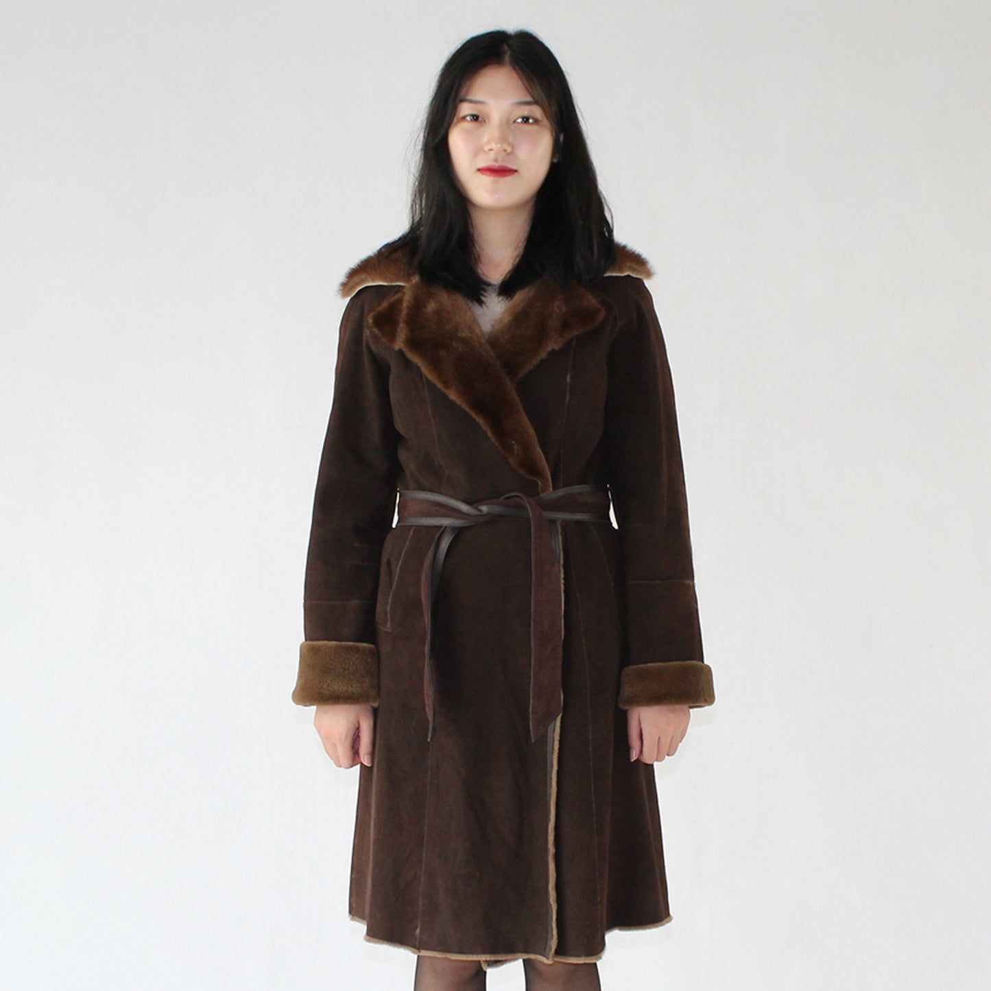 Women's doubleface mink coat