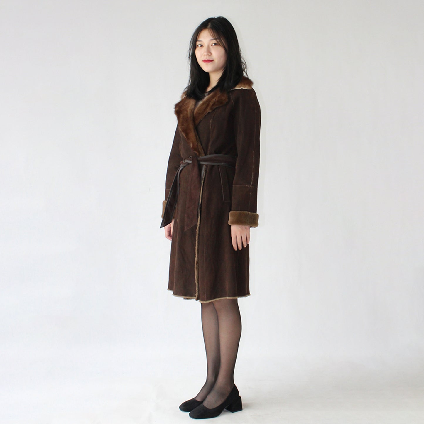 Women's doubleface mink coat